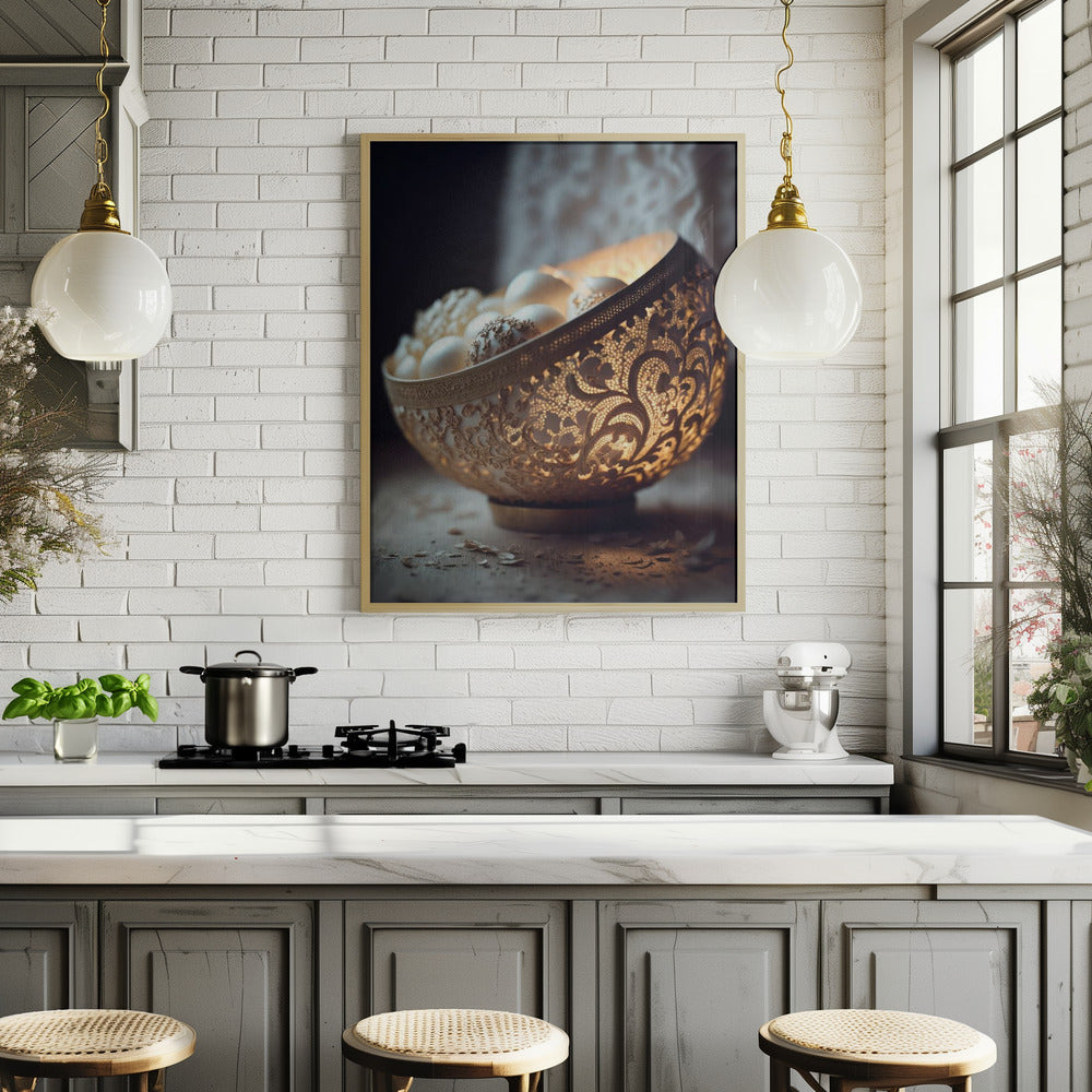 Glowing Bowl Poster